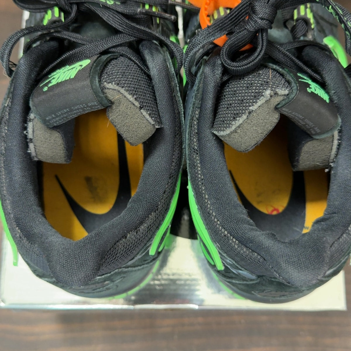 Nike Air Rubber Dunk Off-White Green Strike - Image 6