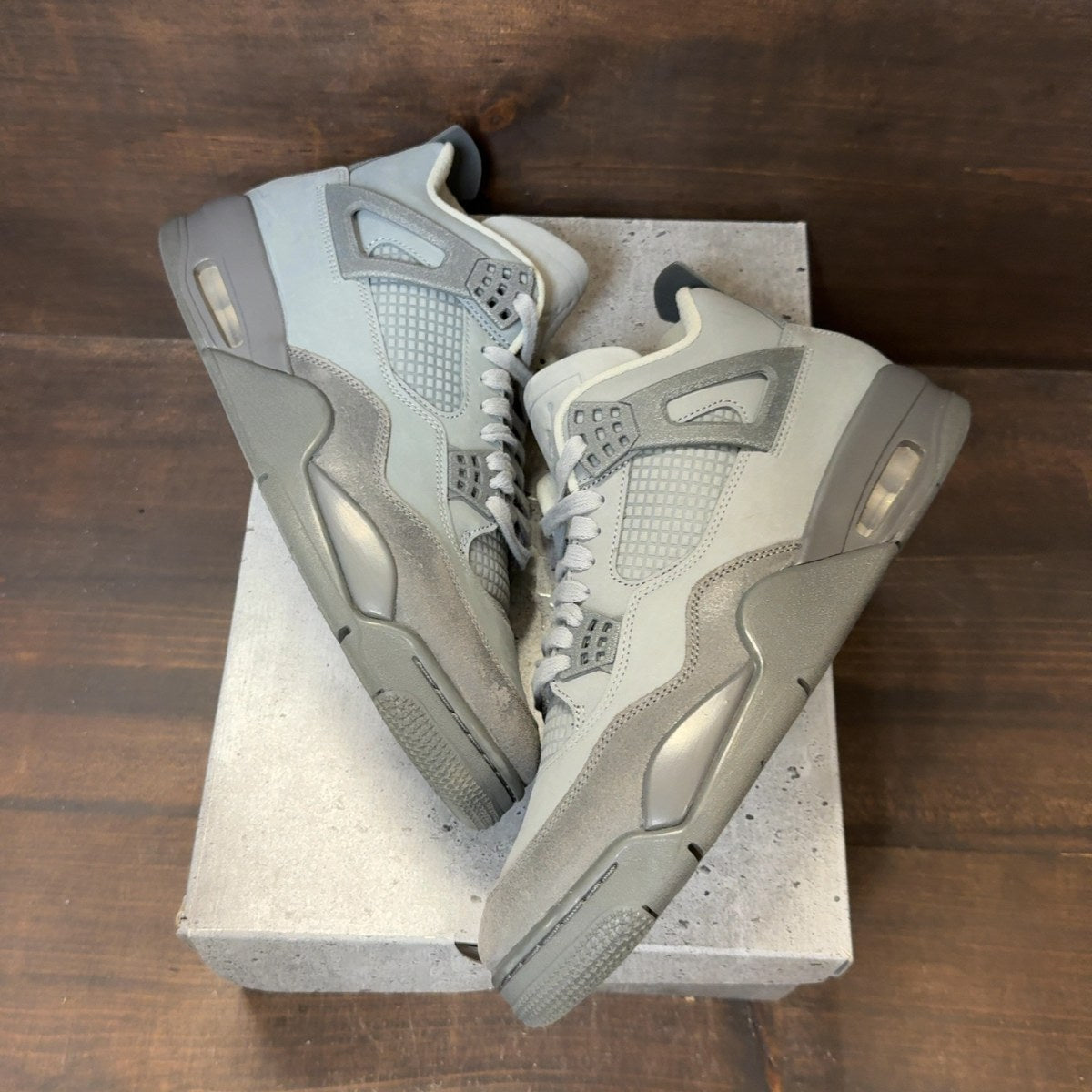 Jordan 4 Retro SE Paris Olympics Wet Cement Size 10.5 (Pre-Owned) - Image 2