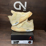 Jordan 4 Retro Off-White Sail (Women's) Size 10W (Pre-Owned) - front