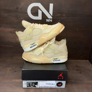 Jordan 4 Retro Off-White Sail (Women's) Size 10W (Pre-Owned) - front