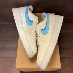 Nike Air Force 1 Low '07 LV8 82 Double Swoosh Medium Blue Size 12 (Pre-Owned) - Image 2