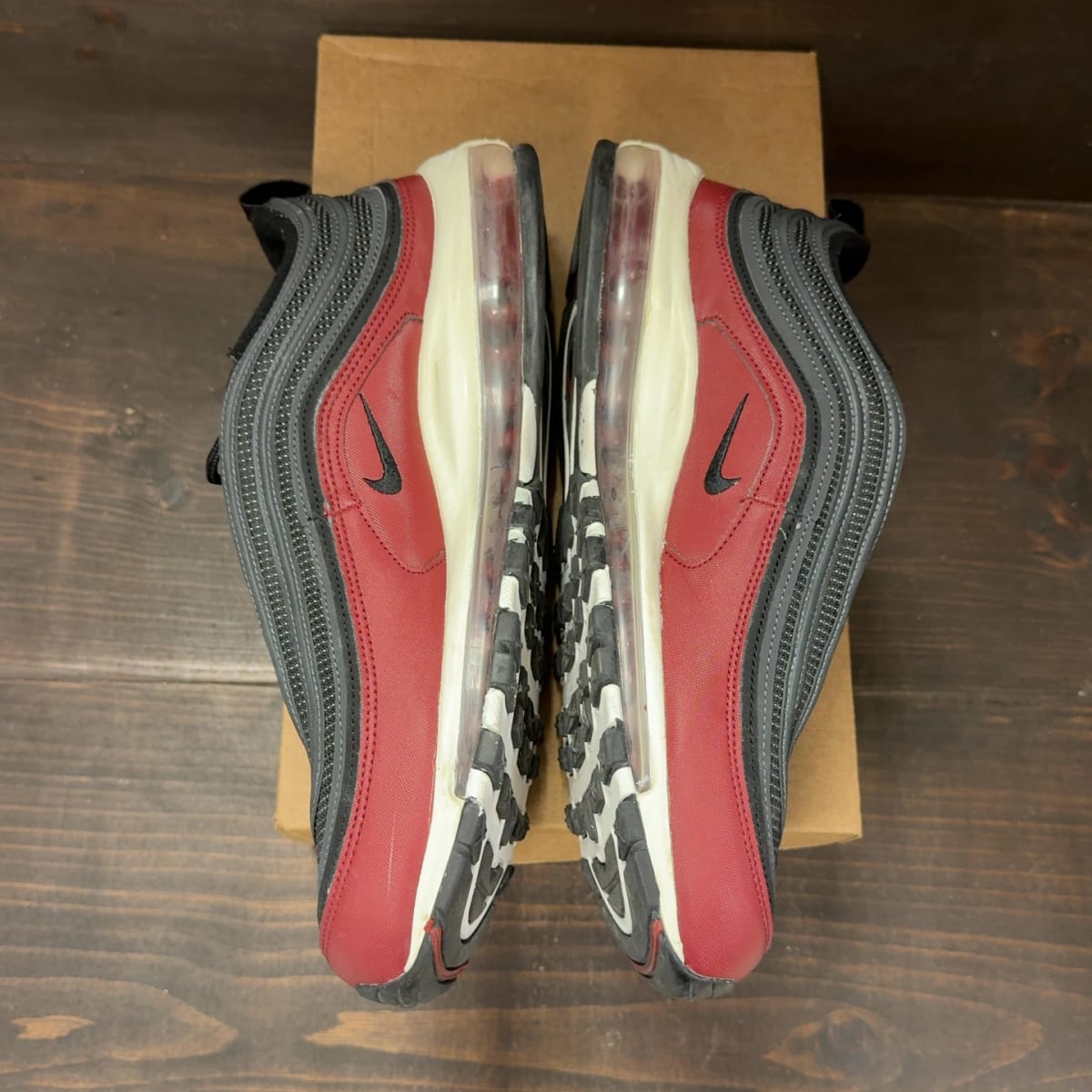 Nike Air Max 97 Black Team Red Size 13 (Pre-Owned) - aux