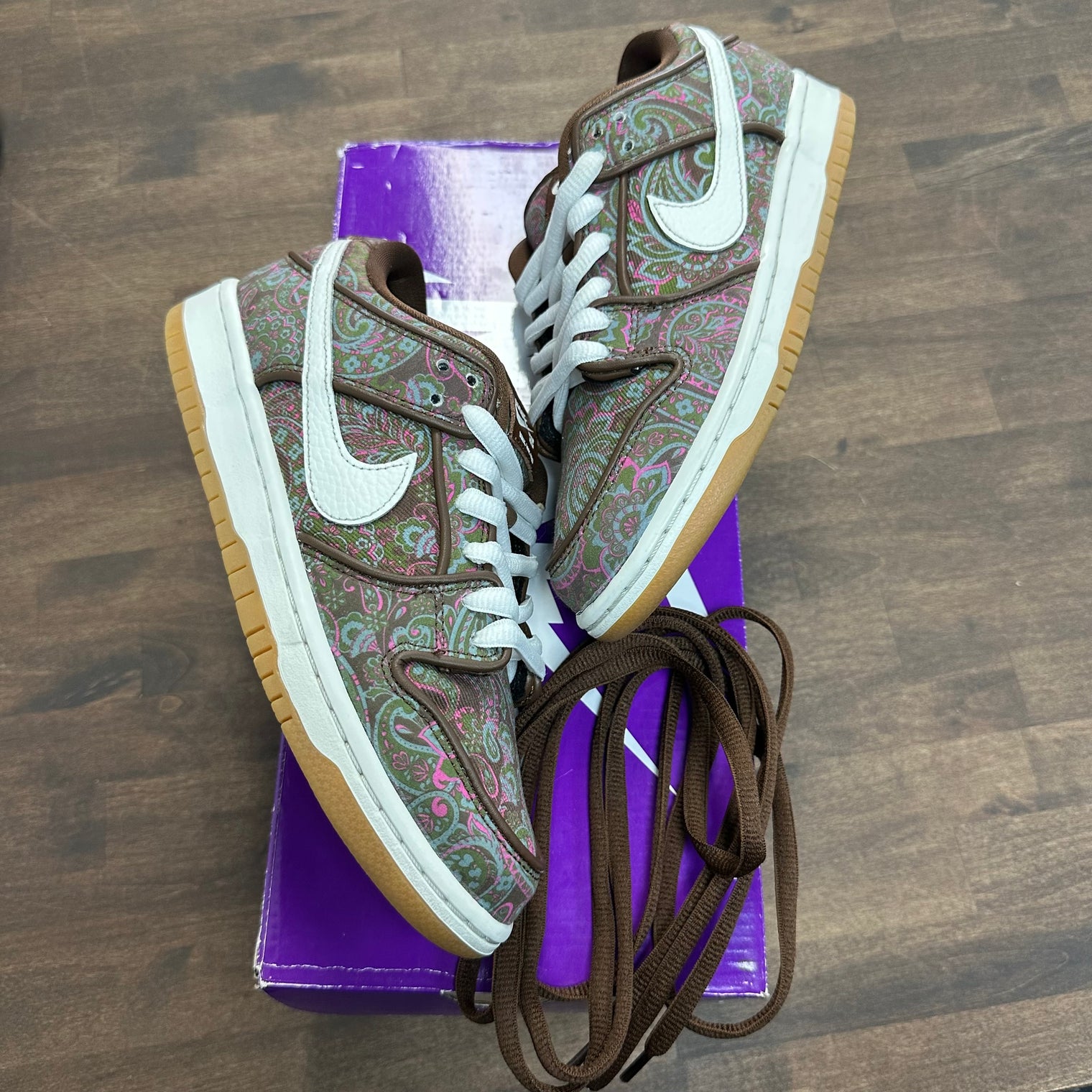 Paisley Nike SB Dunk Low (USED)