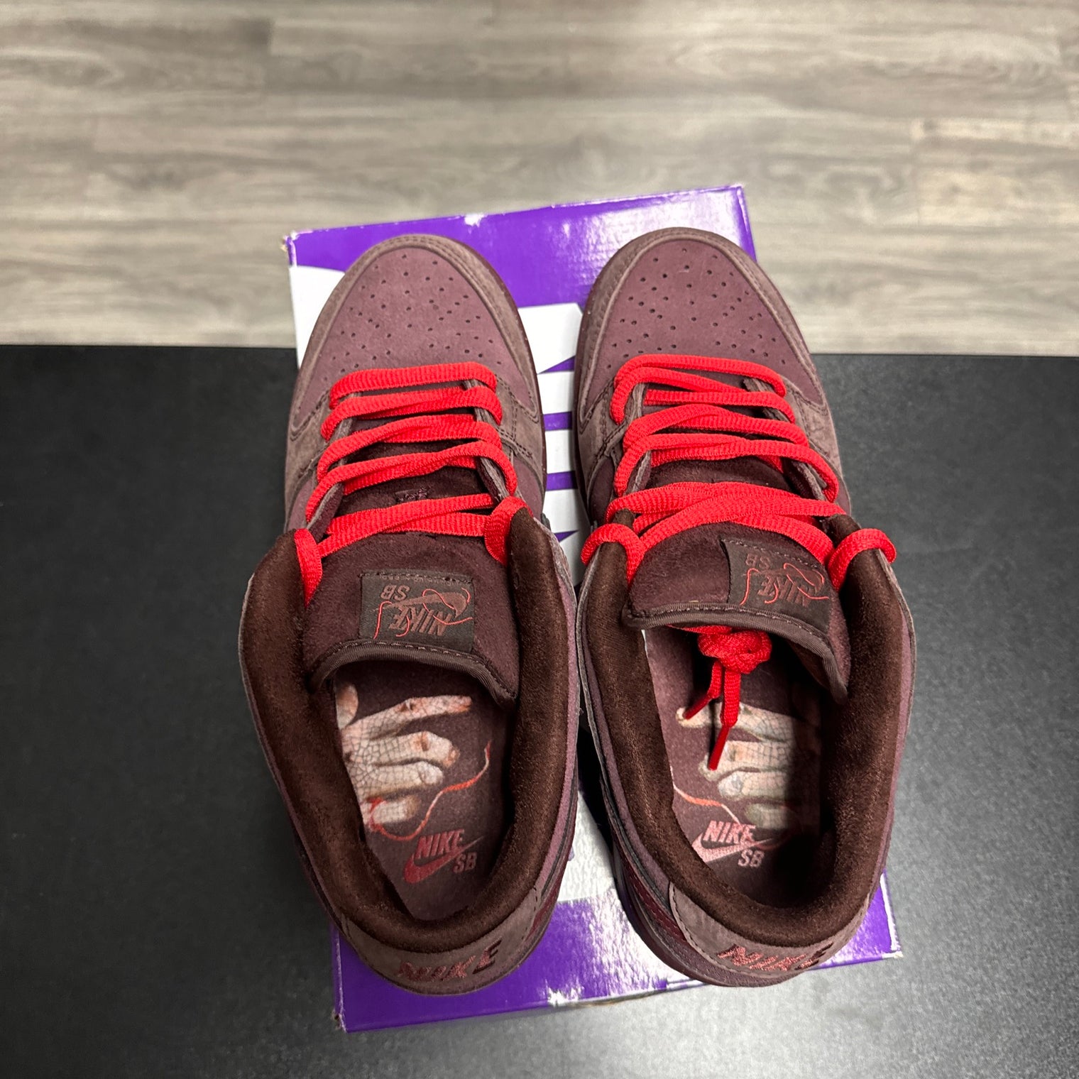Burgundy Crush City of Love Nike SB Dunk Low