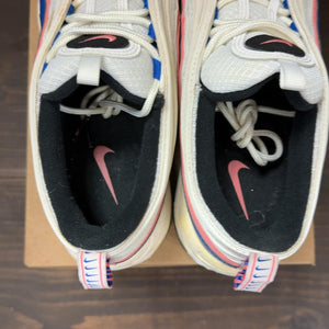 Nike Air Max 97 White Game Royal Pink Gaze Size 11 (Pre-Owned) - Image 6