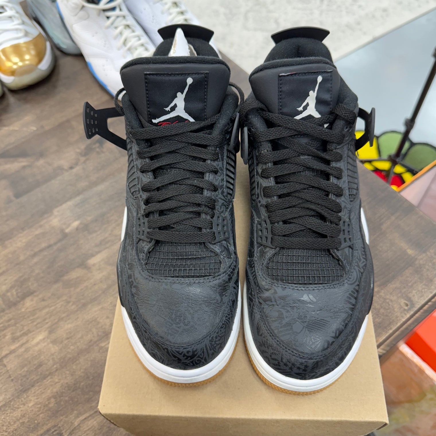 Laser Jordan 4 Retro (USED, No Box)