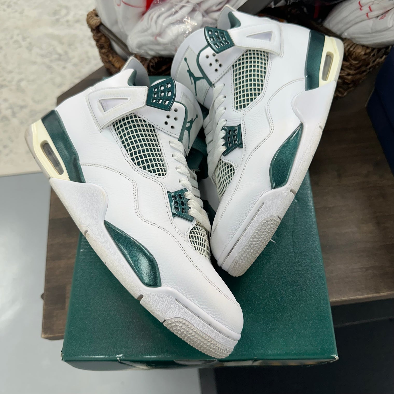 Oxidized Green Jordan 4 (USED)