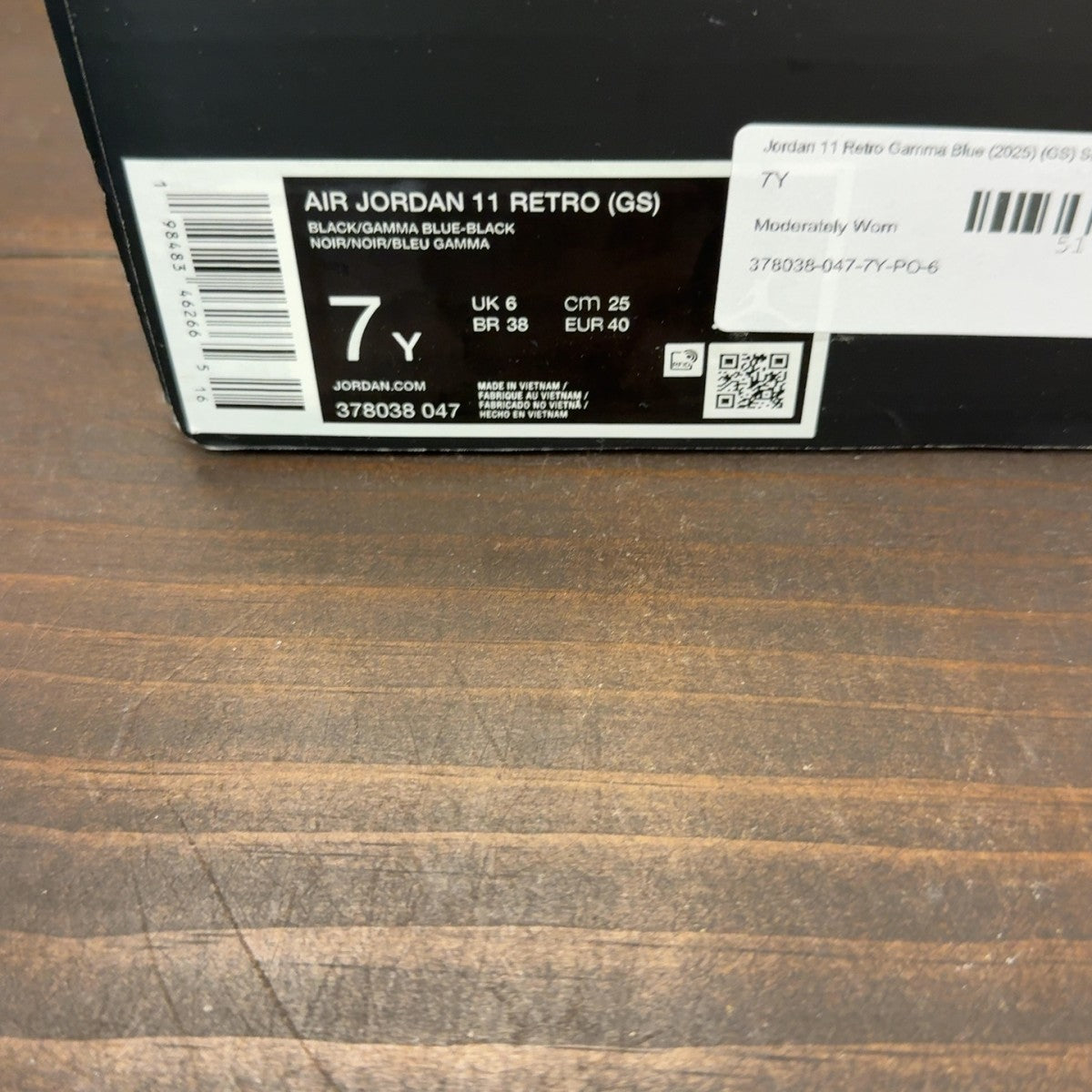 Jordan 11 Retro Gamma Blue (2025) (GS) - Image 9