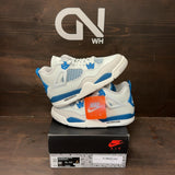 Jordan 4 Retro Military Blue (2024) (GS) - Image 1