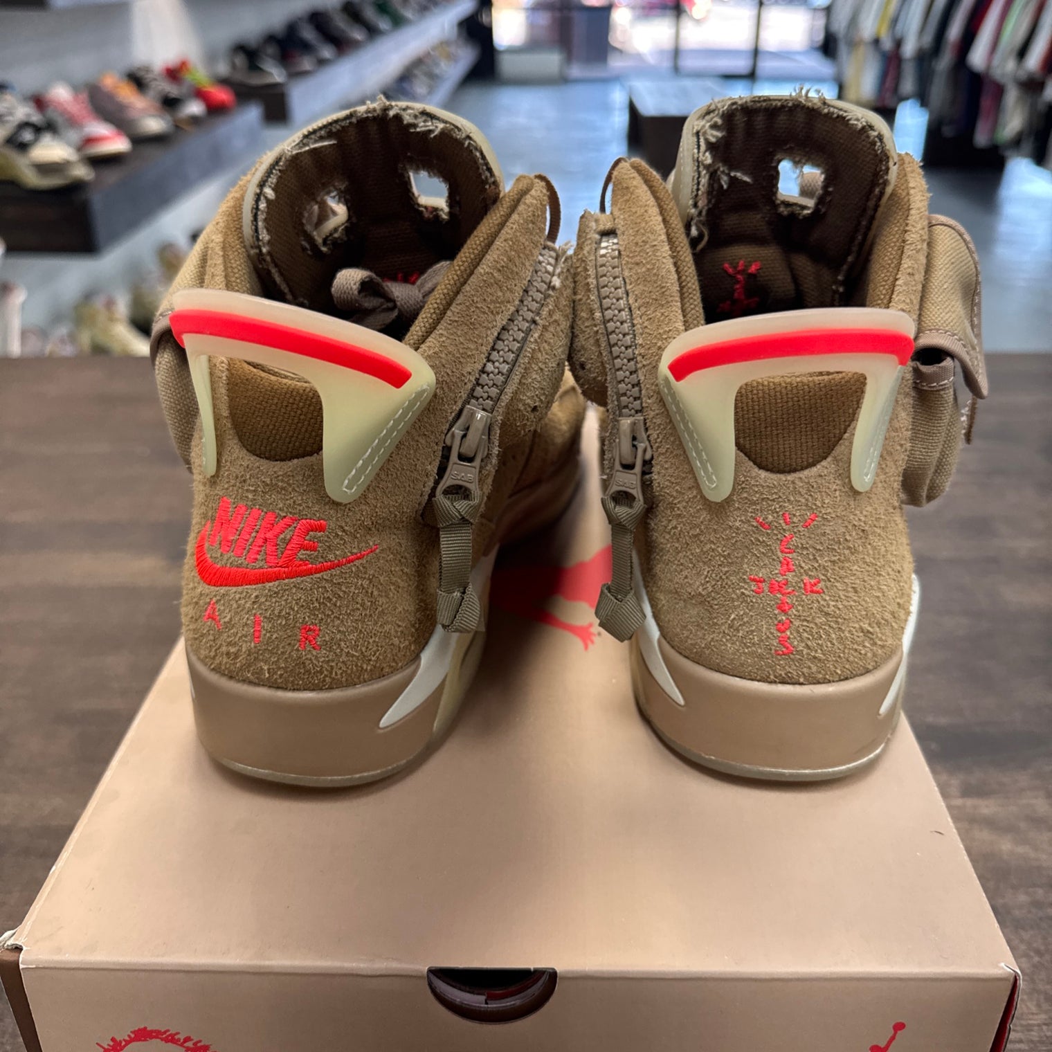 Travis Scott British Khaki Jordan 6 Retro (USED)