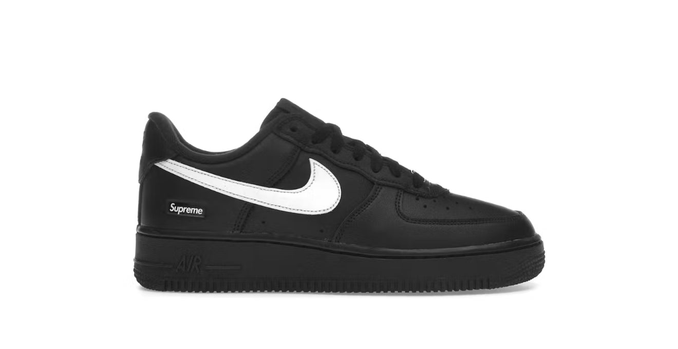 Supreme Black White Air Force 1 Low