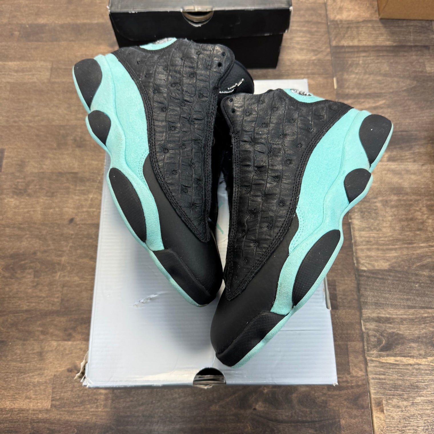 Black Island Green Jordan 13 Retro (USED)