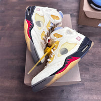 Off-White Sail Jordan 5 (USED, No Box)