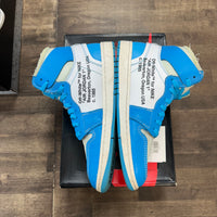 Off-White UNC University Blue Jordan 1 High (USED)
