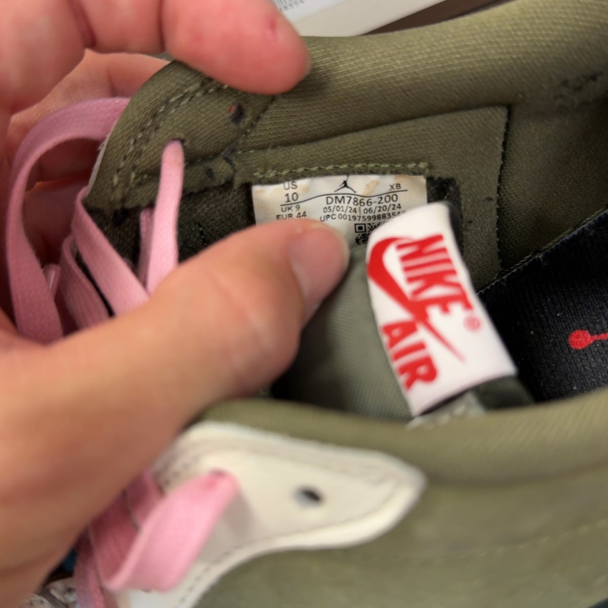 Jordan 1 Retro Low OG SP Travis Scott Medium Olive - Image 7