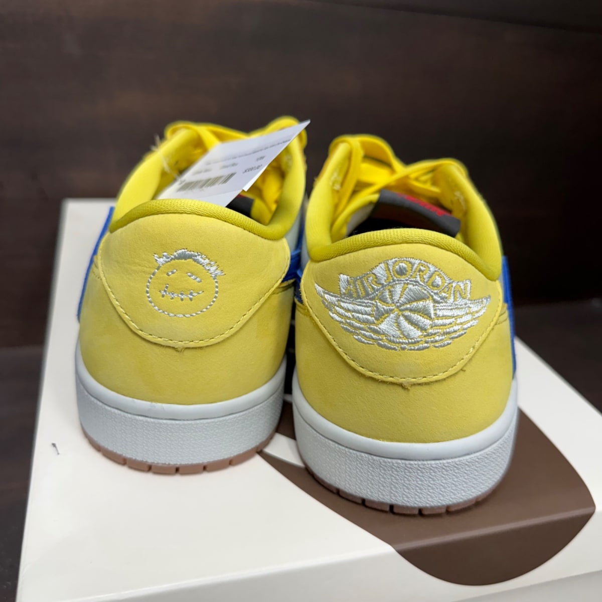 Jordan 1 Retro Low OG SP Travis Scott Canary (Women's) - Image 5