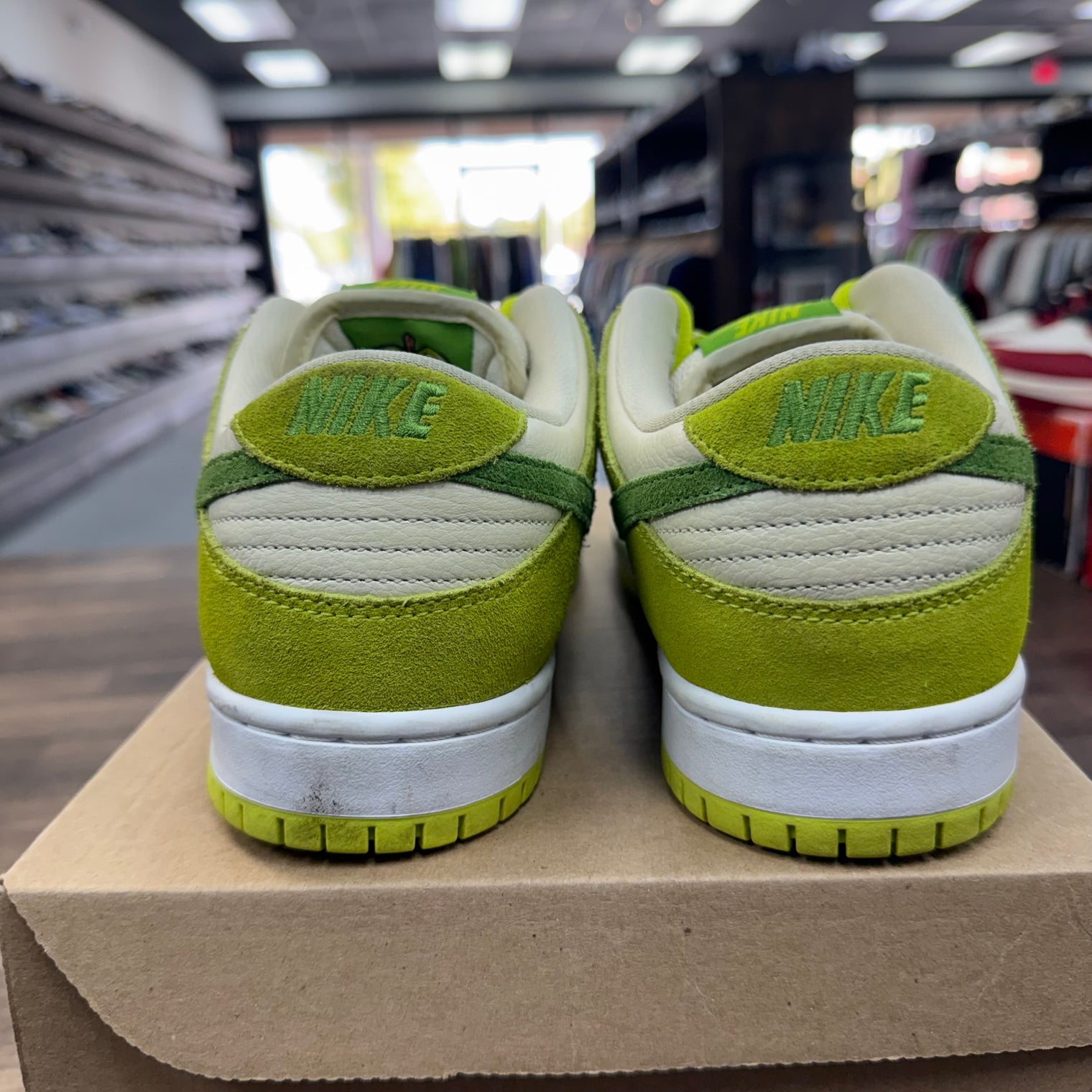 Green Apple SB Dunk Low (USED, No Box)