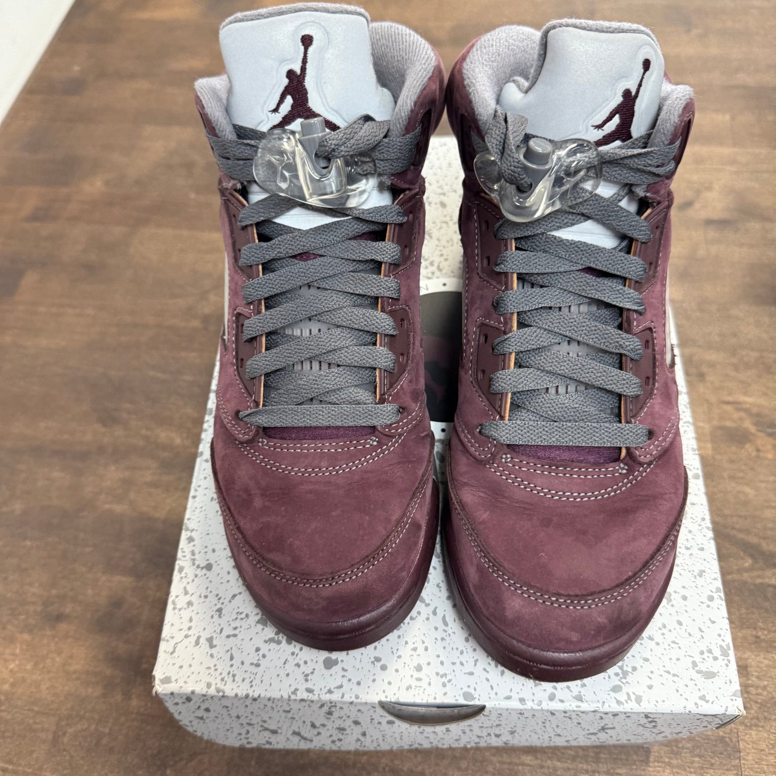 Burgundy Jordan 5 Retro (GS) (USED)