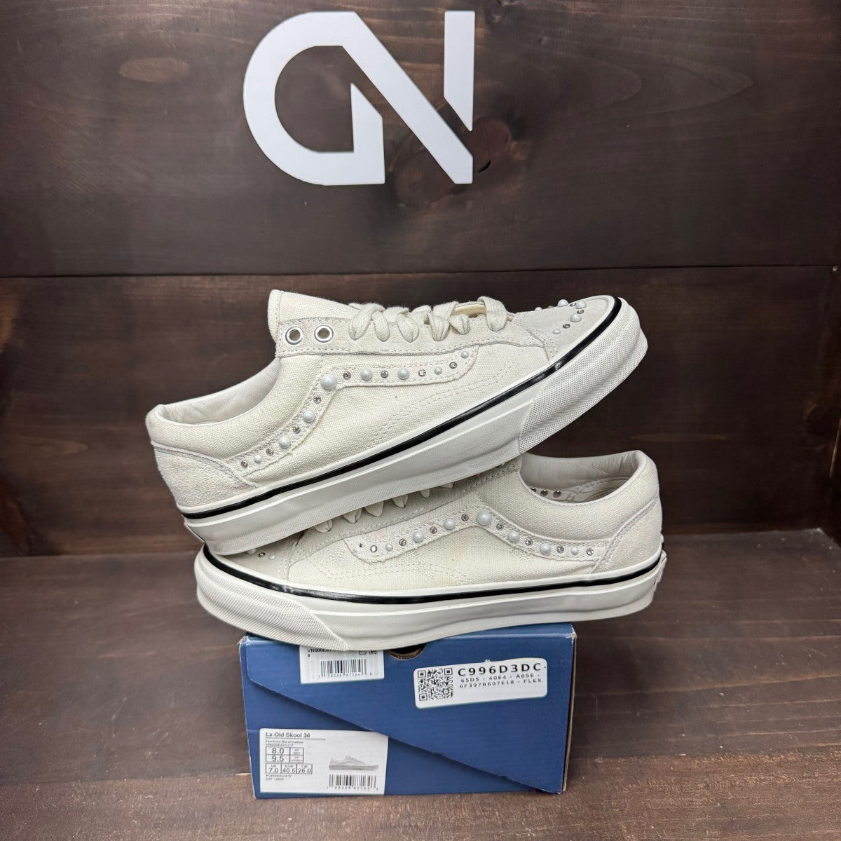 Vans OTW Old Skool 36 Pearlized Pack Marshmallow Size 8 (Pre-Owned)