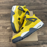Lightning Jordan 4 Retro (USED, No Box)