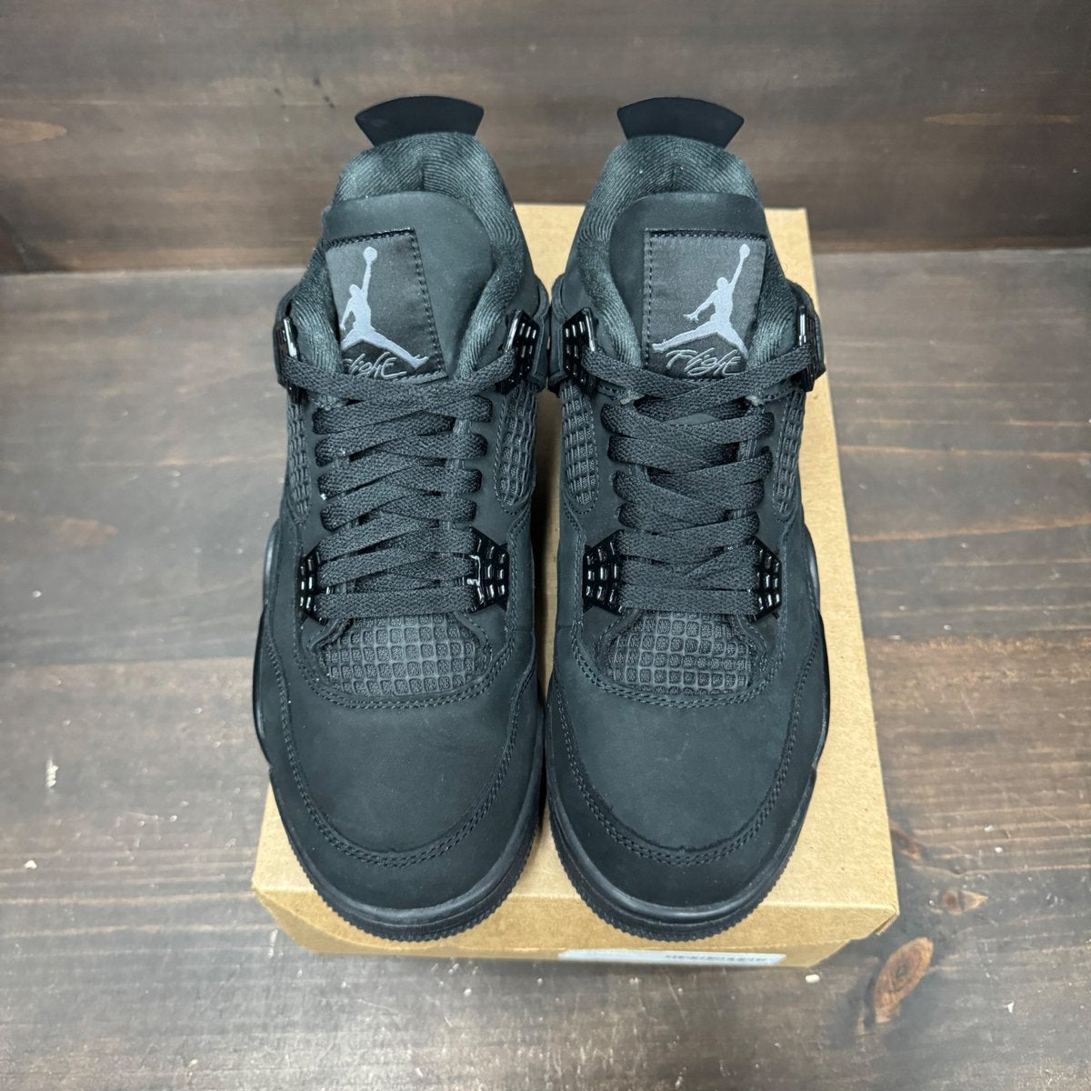 Jordan 4 Retro Black Cat (2025) Size 8.5 (Pre-Owned) - side