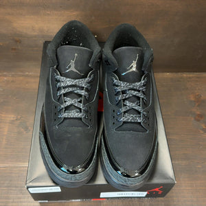 Jordan 3 Retro Black Cat (2025) Size 11 (Pre-Owned) - tag