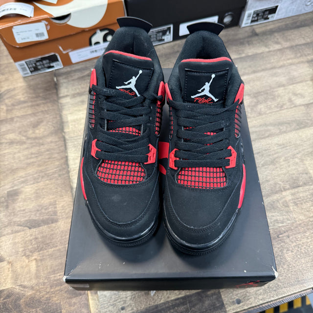 Jordan 4 Retro Red Thunder (GS) Size 5.5Y (Pre-Owned) - Image 2