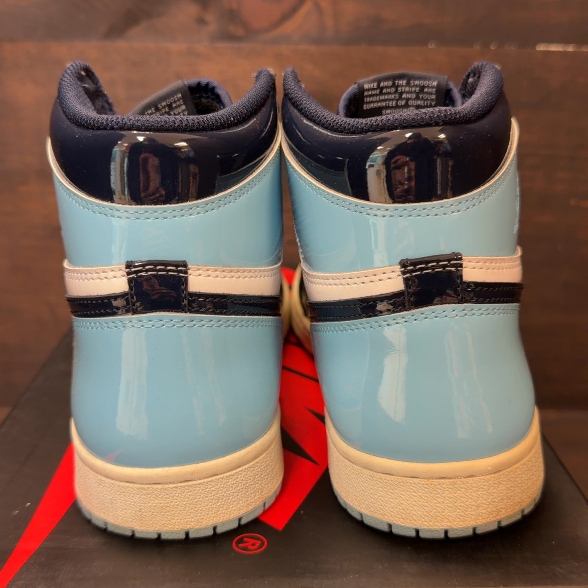 Jordan 1 Retro High UNC Patent (Women's) - Image 4