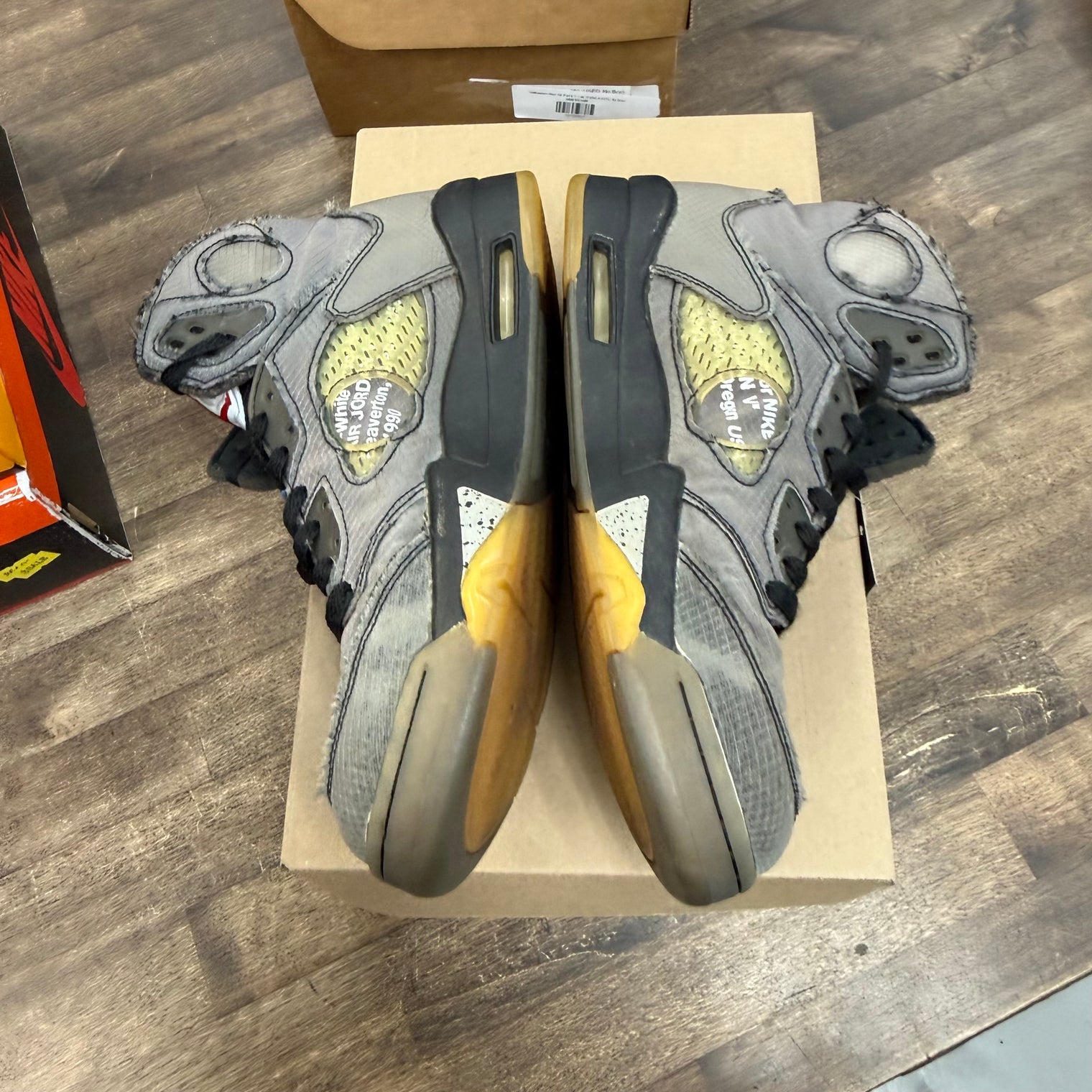 Off-White Muslin Jordan 5 Retro (USED, No Box)