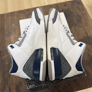 Jordan 3 Retro Midnight Navy Size 12 (Pre-Owned) - Image 4