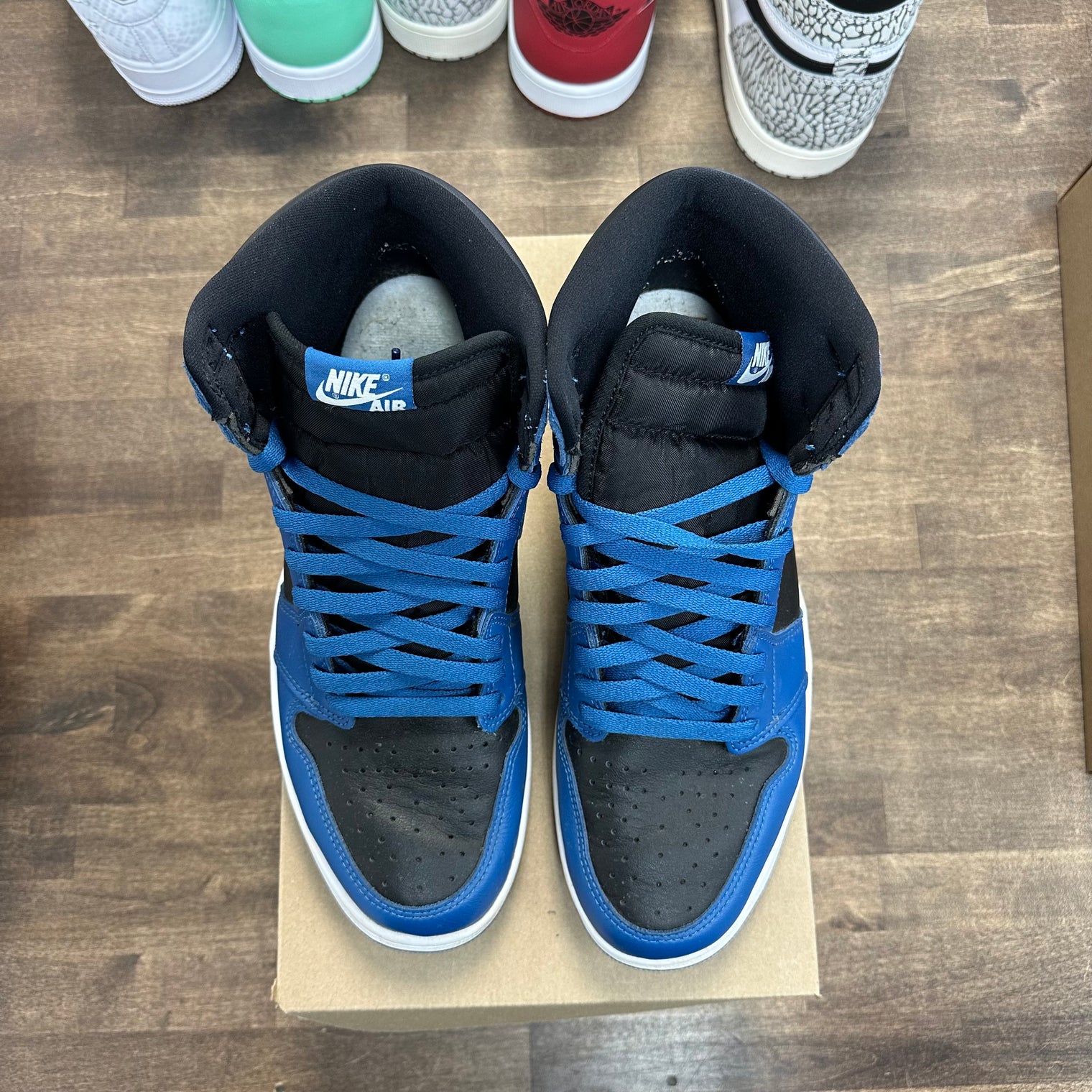 Jordan 1 Retro High OG Dark Marina Blue (US 10.5) (USED, No Box)