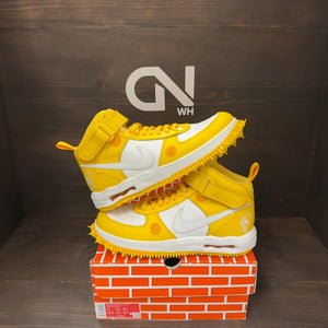 Nike Air Force 1 Mid SP Off-White Varsity Maize - Image 1