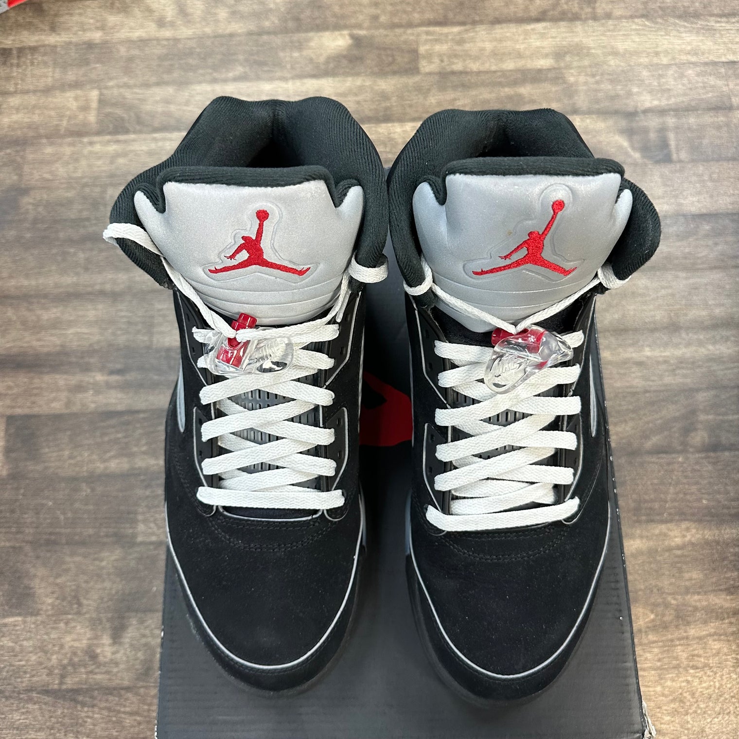 Black Metallic Reimagined Jordan 5 Retro OG (USED)