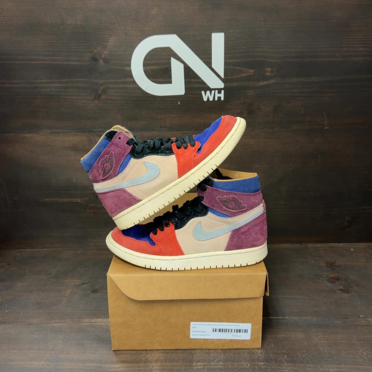 Jordan 1 Retro High Aleali May Court Lux (Women's) Size 6W (Pre-Owned) - front