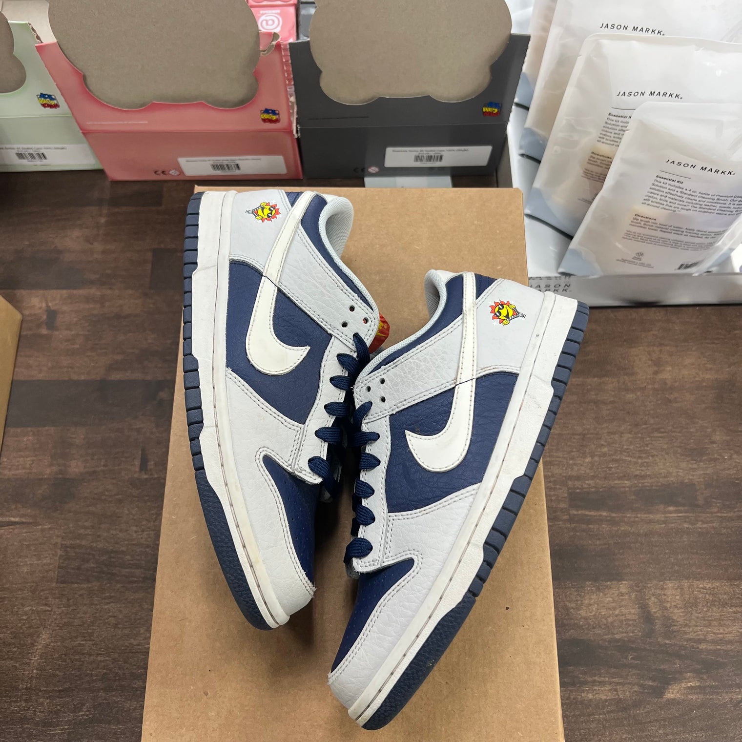 UV Reaction Photon Dust Midnight Navy Dunk Low (GS) (USED, No Box)