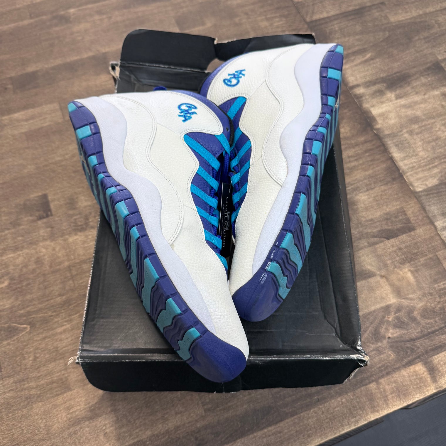 Jordan 10 Retro Charlotte (2016) (US 12) (USED, Replacement Box)