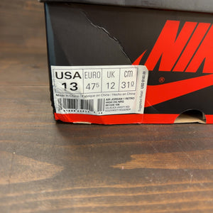 Jordan 1 Retro High Not for Resale Varsity Red Size 13 (Pre-Owned)