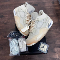 (W) Off White Sail Jordan 4 (USED)