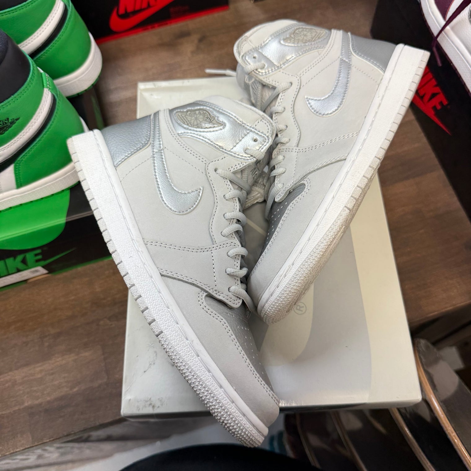 COJP Silver Jordan 1 High (USED)