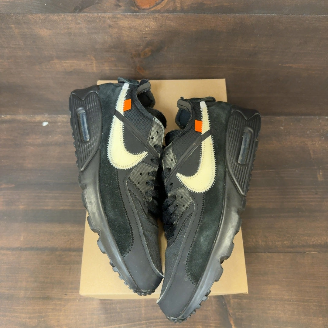 Nike Air Max 90 Off-White Black Size 12 (Pre-Owned) - Image 2