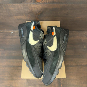 Nike Air Max 90 Off-White Black Size 12 (Pre-Owned) - Image 2