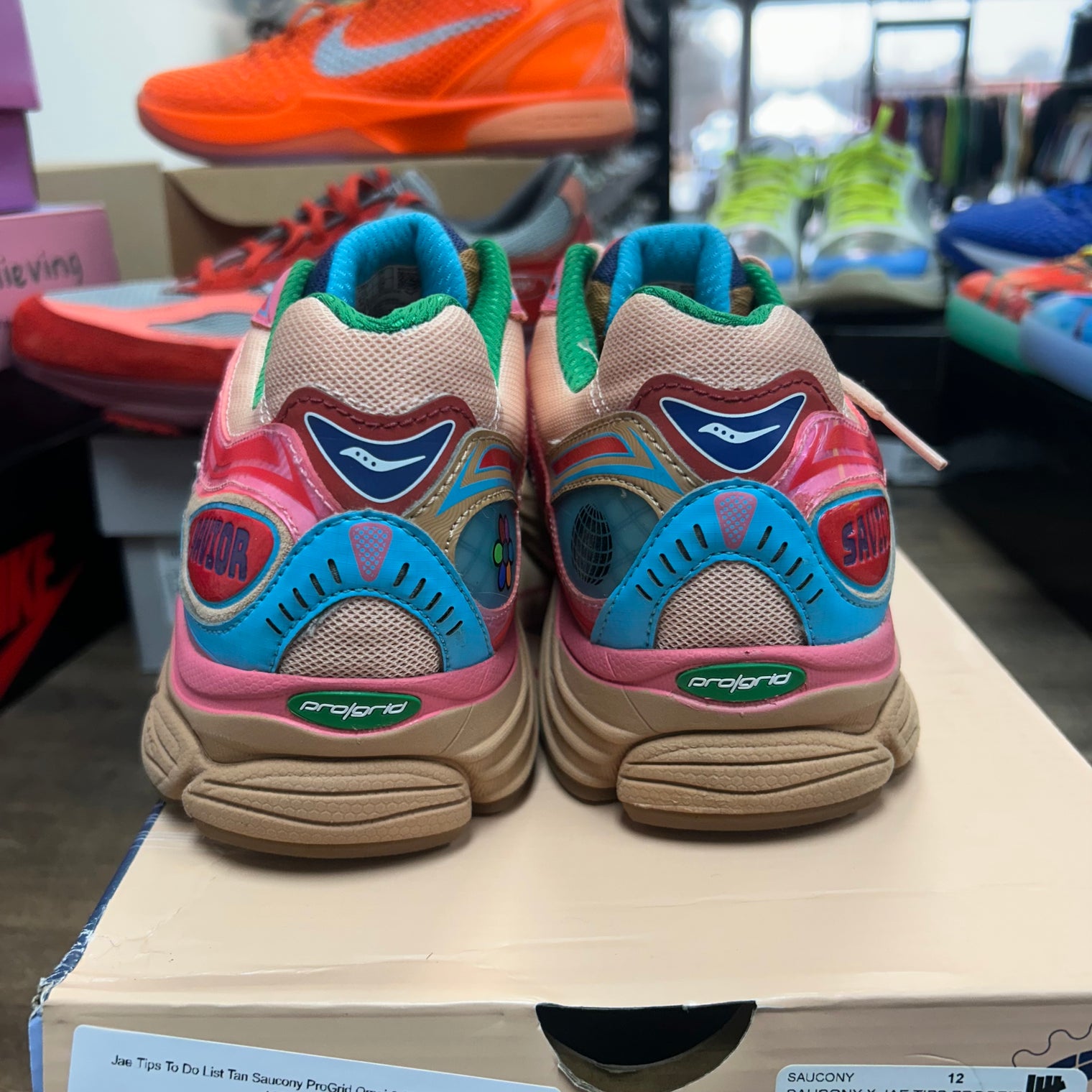 Jae Tips To Do List Tan Saucony ProGrid Omni 9 (USED)