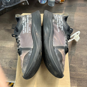 Nike Off-White x Nike Zoom Fly Black Silver (USED) Size 7.5 (Pre-Owned) - Image 3