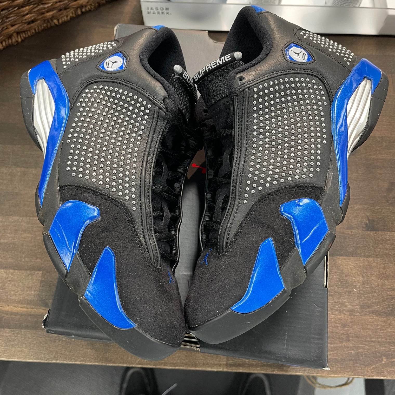 Supreme Black Jordan 14 (USED)