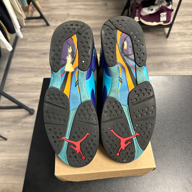 Aqua Jordan 8 (USED, No Box)
