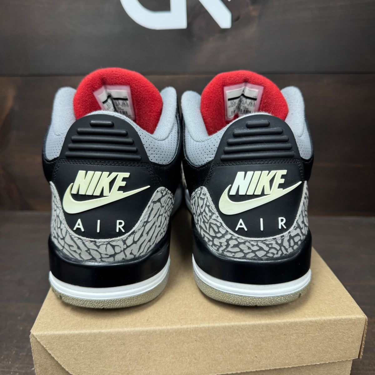 Jordan 3 Retro Black Cement (2018) Size 11.5 (Pre-Owned) - Image 5