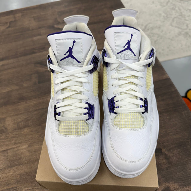 Purple Metallic Jordan 4 Retro (USED, No Box)