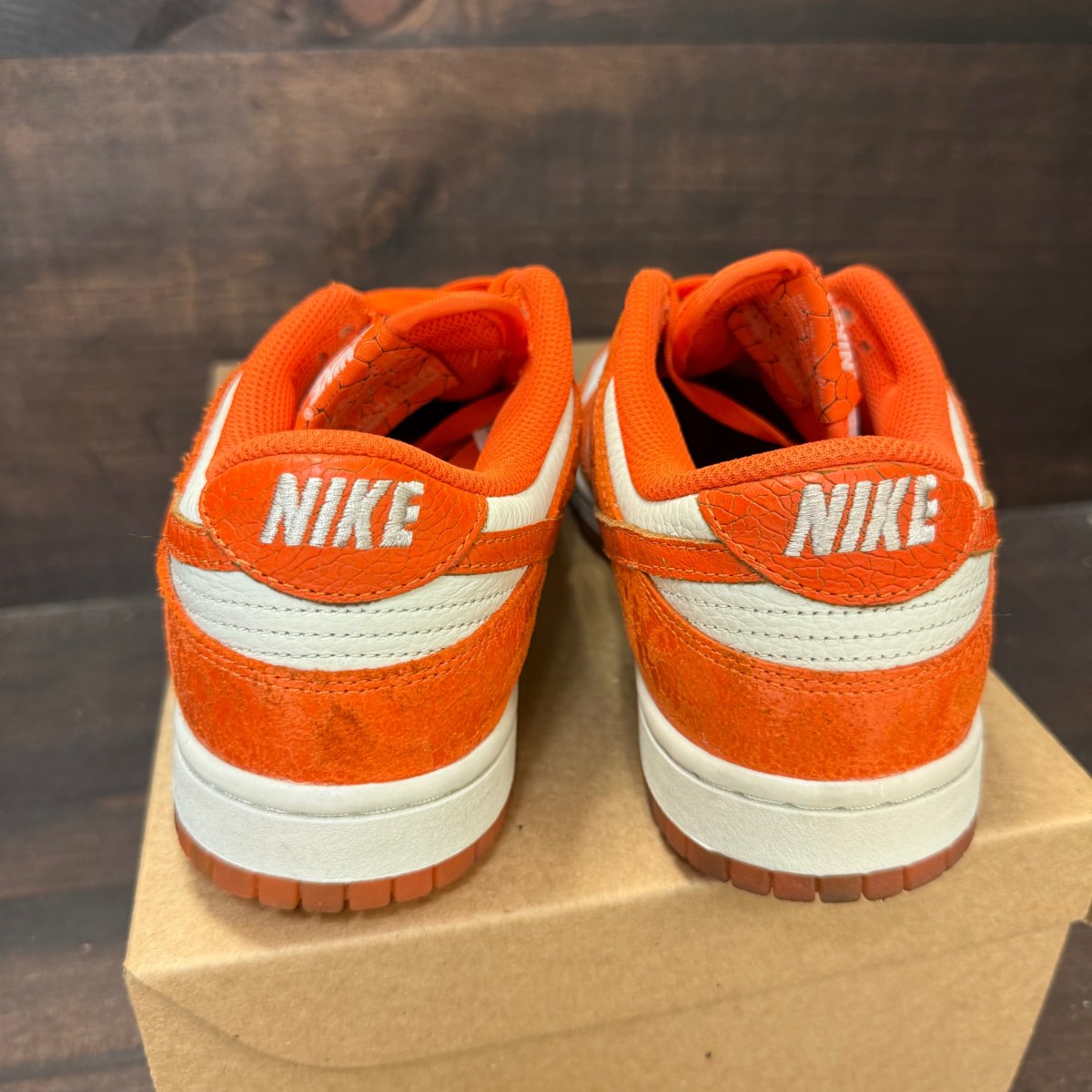 Nike Dunk Low Cracked Orange (Women's) Size 9W (Pre-Owned) - Image 3