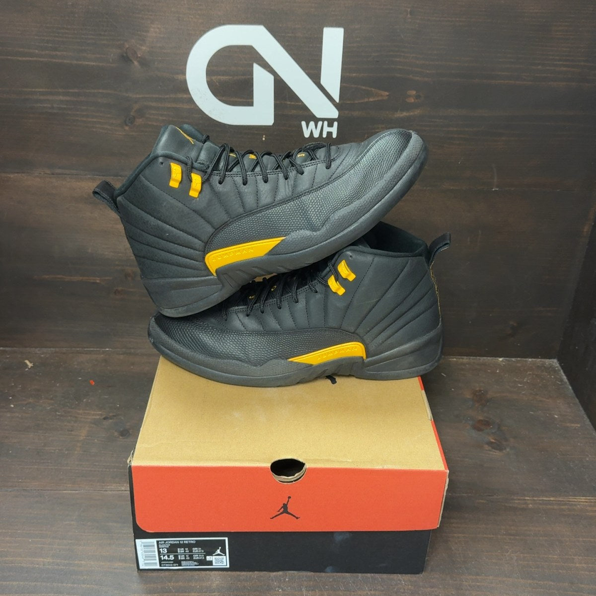 Jordan 12 Retro Black Taxi - Image 1