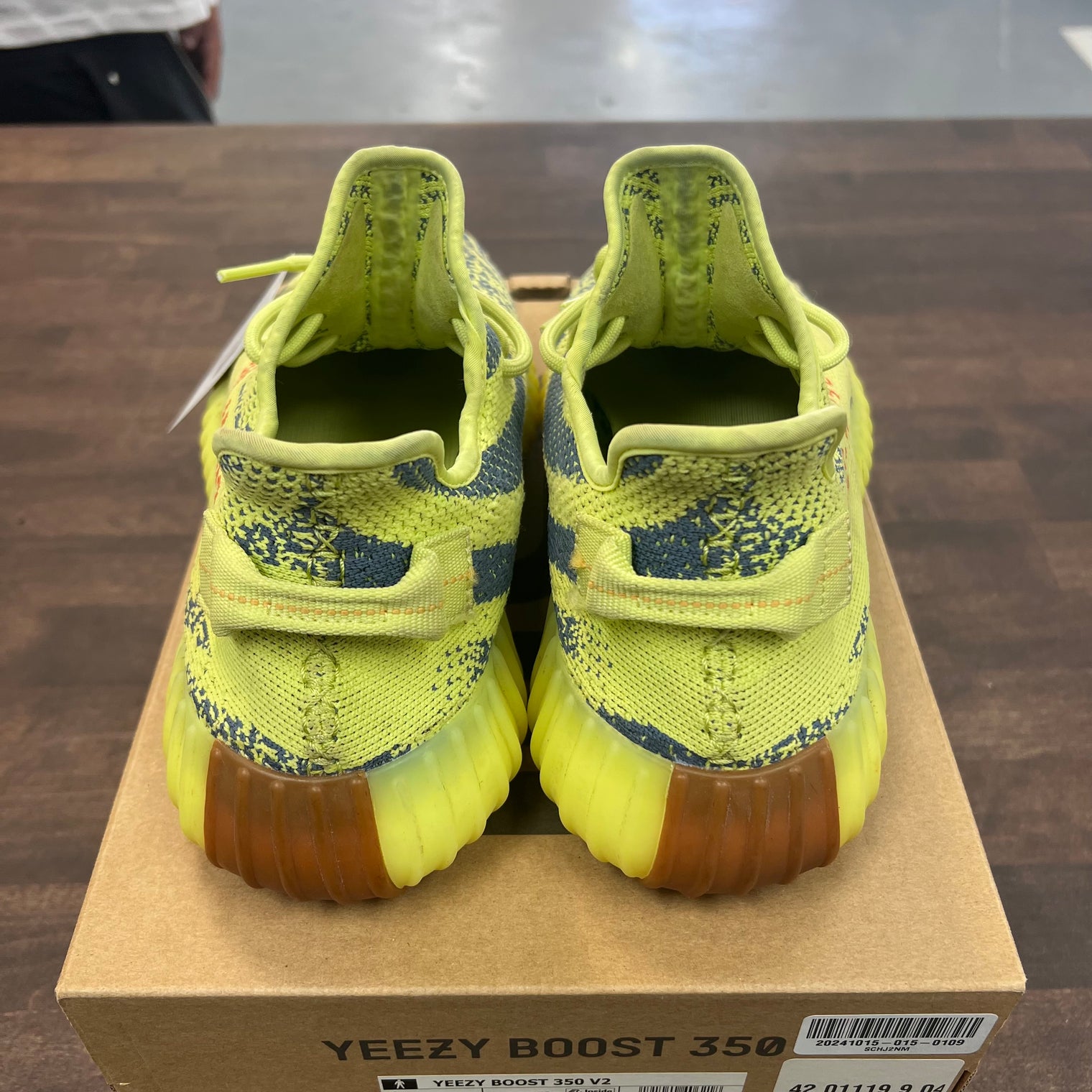 Semi Frozen Yellow Yeezy 350 (USED)